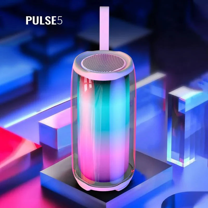 CALUS PULSE 5 Waterproof Speaker with 360° Light Show, Bold Sound, Deep Bass, 12-Hour Playtime, and Bluetooth Connectivity