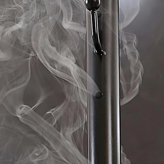 . ستاند مبخرة للملابس بطول 175 سم – علاقة بخور مزودة بخطافات لتعليق الملابس وفتحات لتعطير الأقمشة بالبخار / Available in Gold Color only / Clothes Incense Burner Stand -