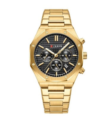 CURREN 2023 Watch Men's Quartz Luxury Luminous Wrist Watch With Stainless Steel Chronograph watch For Men 8440